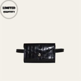 حقيبة خصر بجلد االثعبان 