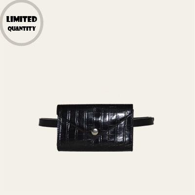 حقيبة خصر بجلد االثعبان 